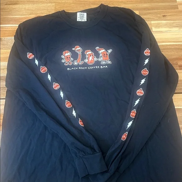 Bundle of 3 Black Rock Coffee Tshirt size Large. 2 short sleeve 1 long sleeve - Picture 2 of 6